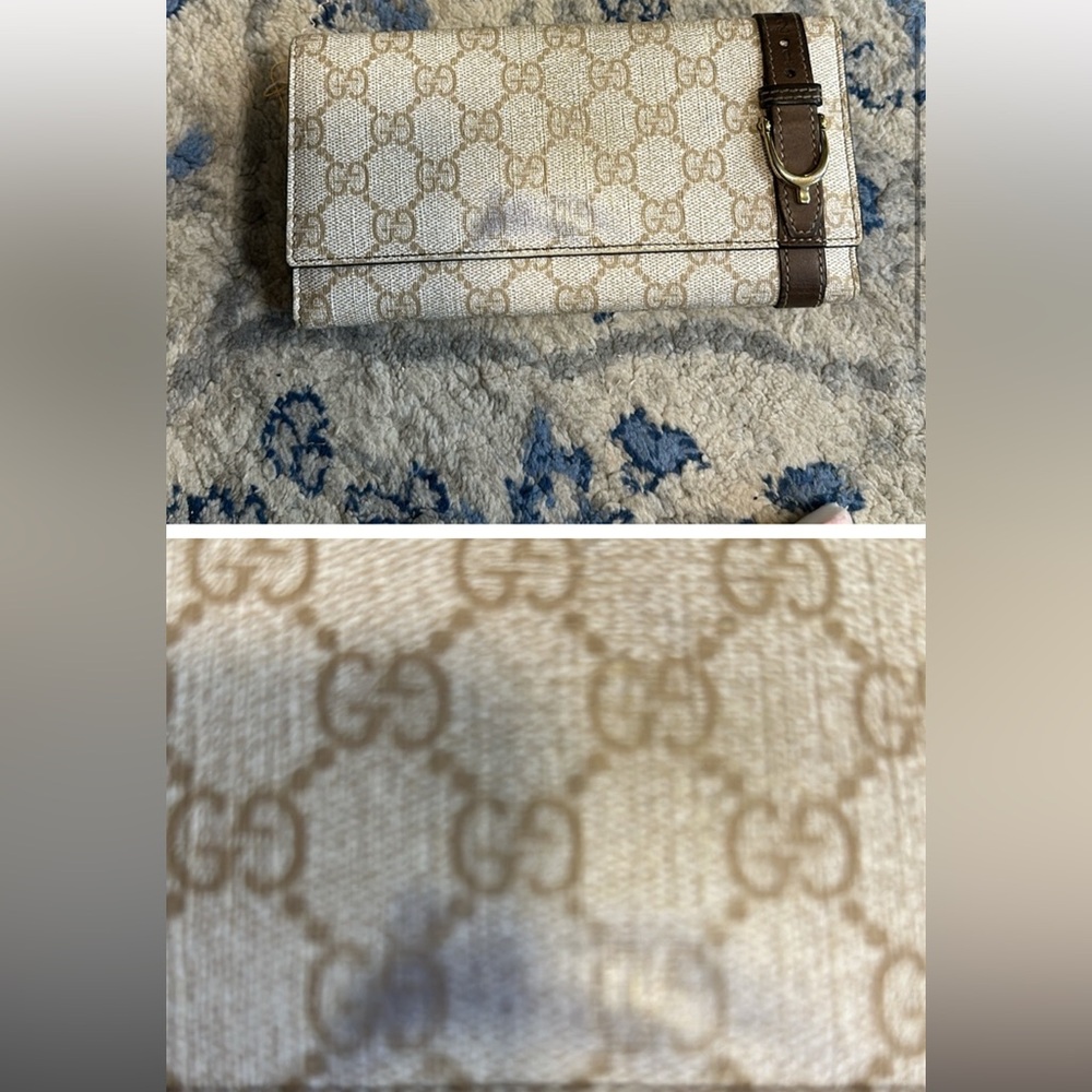 COPY - GUCCI Long Monogram Wallet NEVER USED PERSONALLY